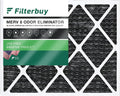 Filterbuy 14x20x1 MERV 8 Odor Eliminator Pleated HVAC AC Furnace Air Filters with Activated Carbon (1-Pack)