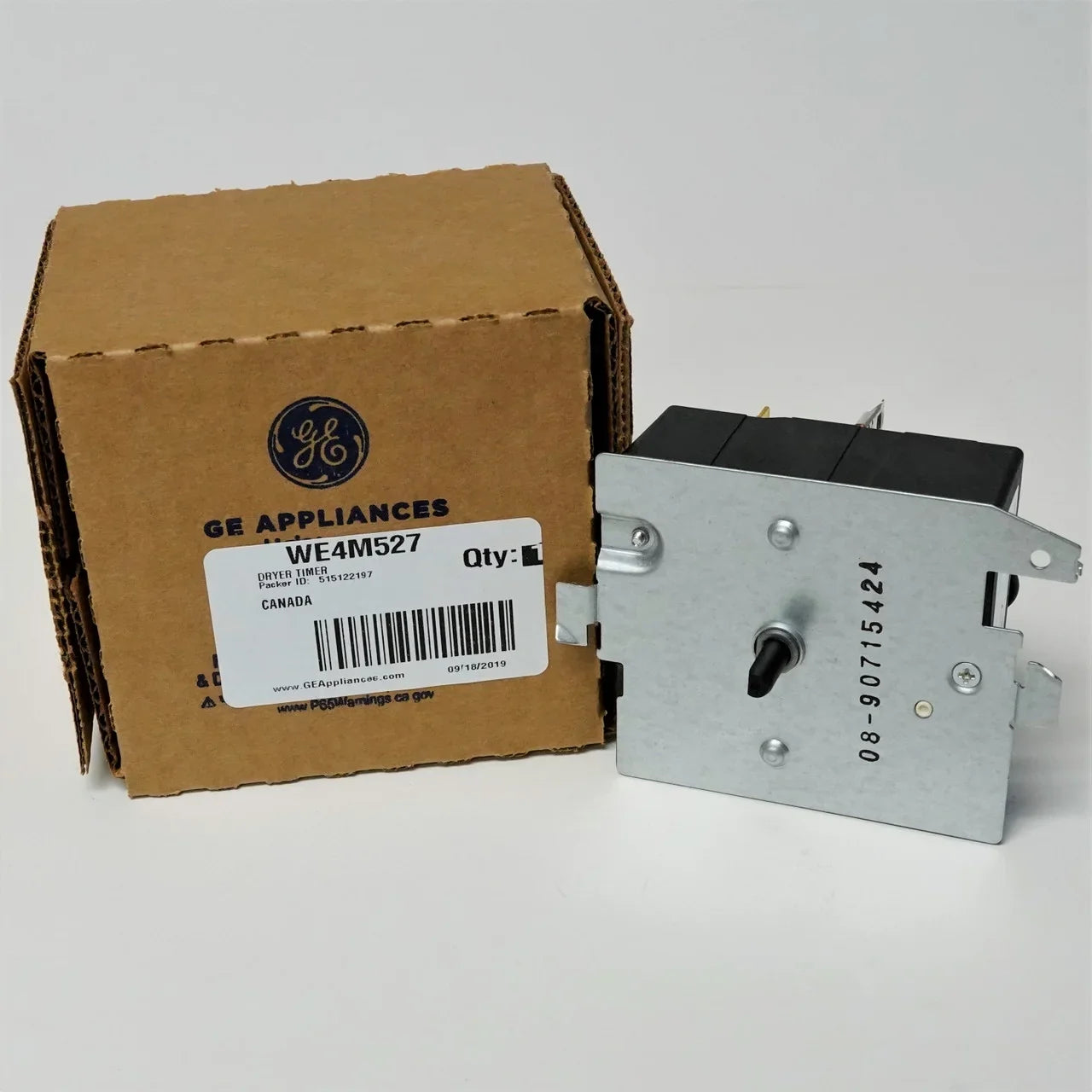 GE WE4M527 WE4M527 GE Dryer Timer AP5632405 PSize3654187