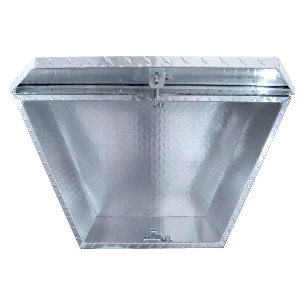 Extreme Max 5001.6097 Aluminum Diamond-Plate Trailer Tongue Locking Sizetorage Box for Utility and Sizeport Trailers