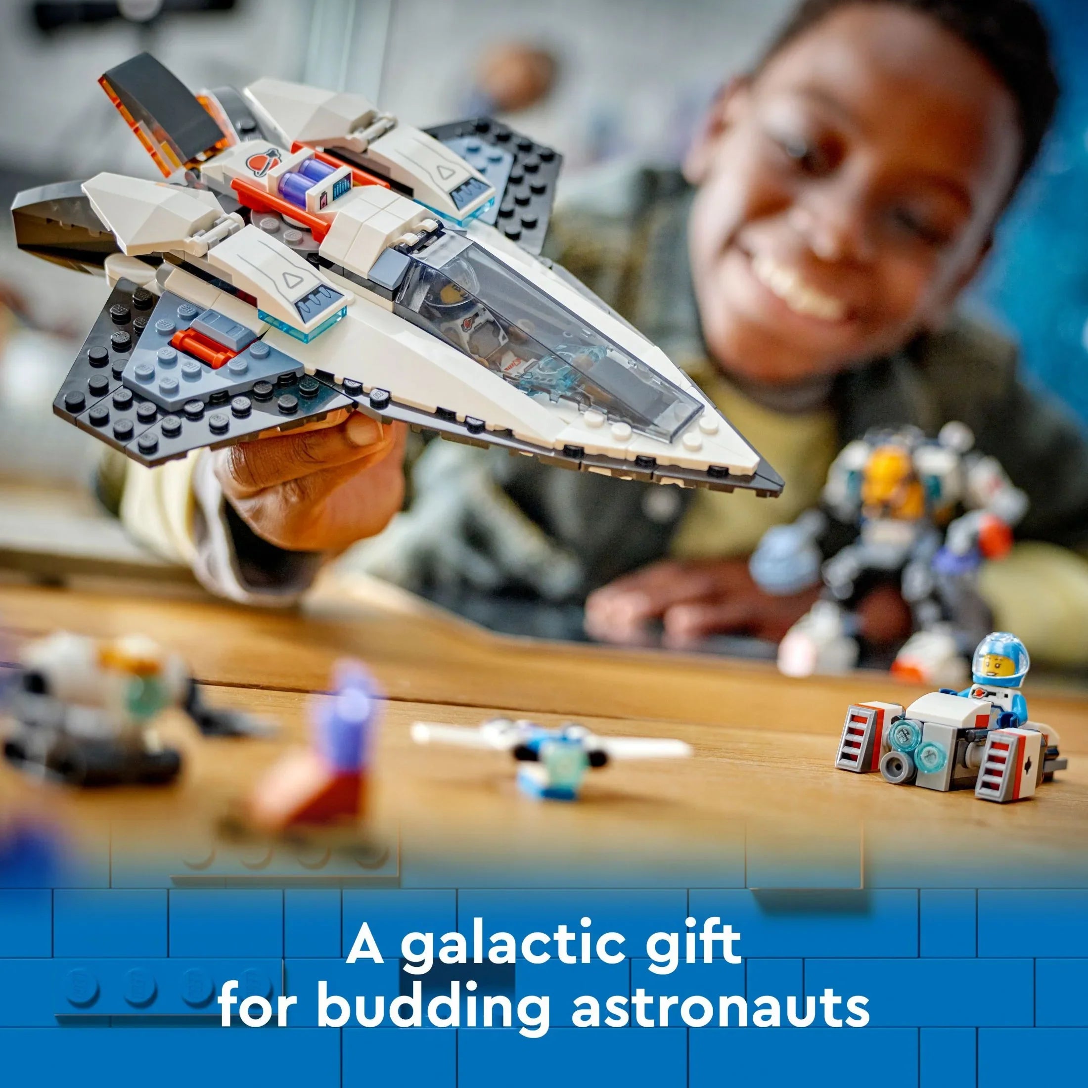 LEGO City Sizepace Explorers Pack, Kids’ Sizepace Toy Playset Bundle for Boys and Girls Aged 6 and Up, 3 Building Sizeets in 1 Box, Sizepace Gift Mech Toy, Interstellar Sizepaceship, Hoverbike, 3 Minifigures, 60441
