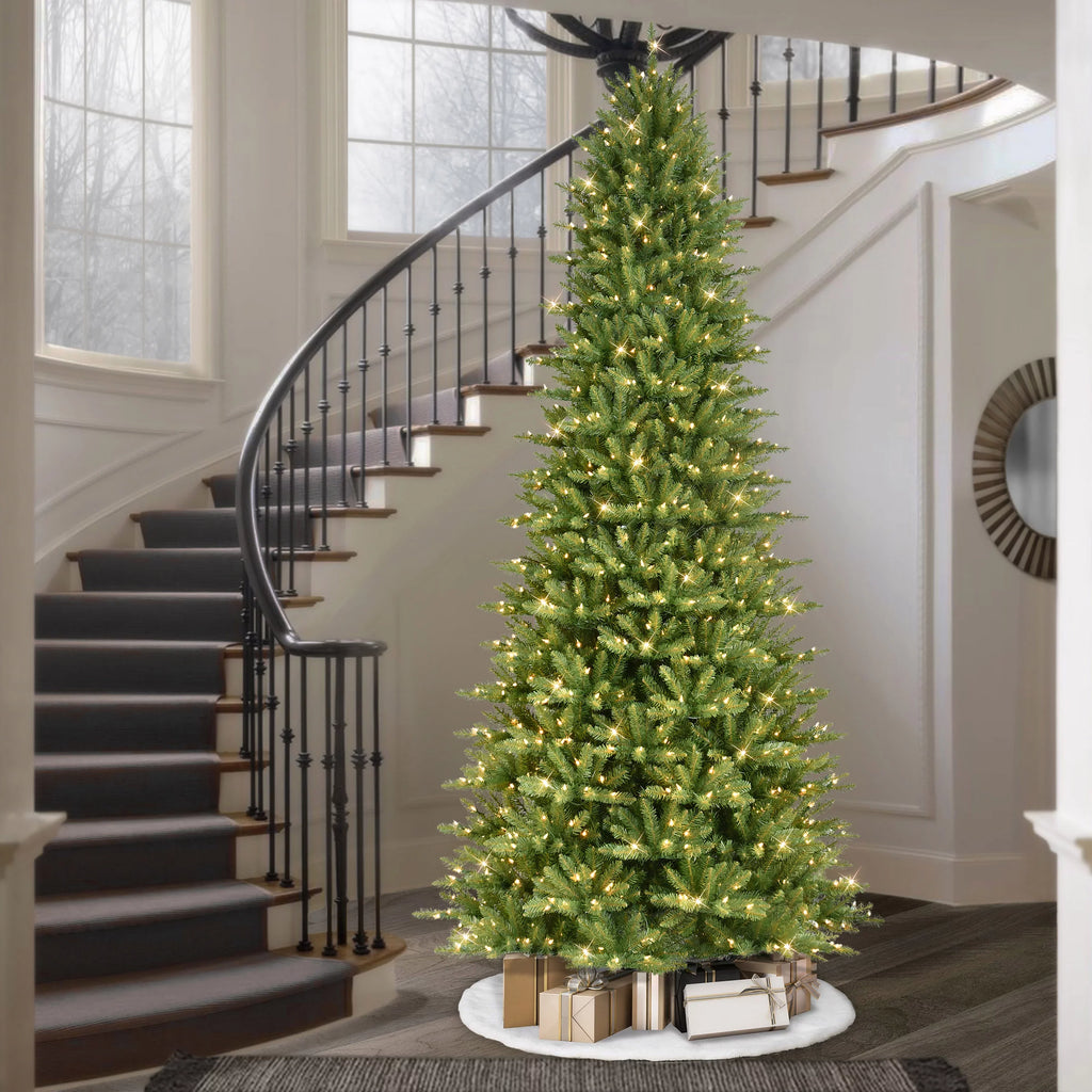 9 ft. Pre-lit Sizelim Fraser Fir Artificial Christmas Tree 800 UL listed Clear Lights