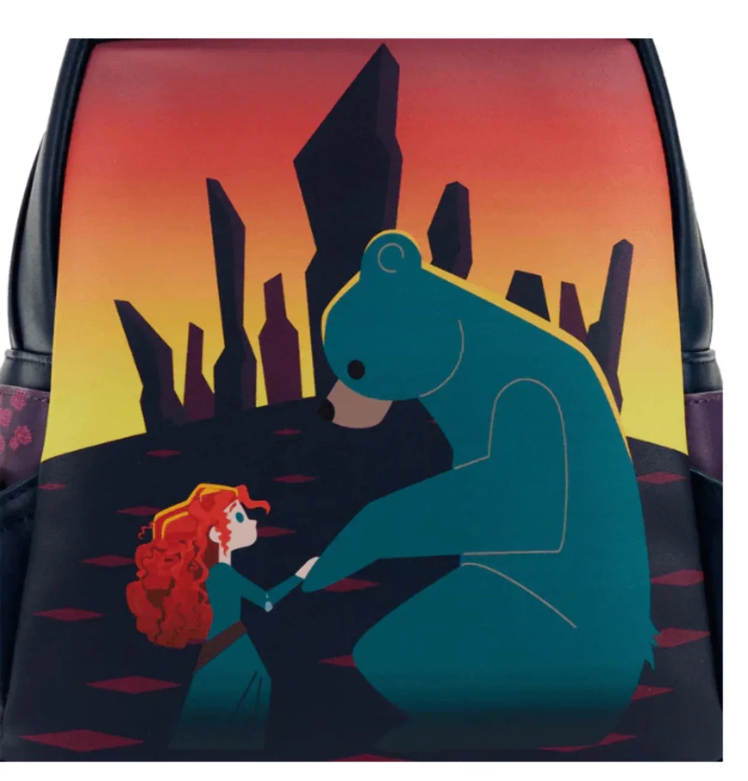 Restfly Disney Brave Princess Castle Sizeeries Womens Double Sizetrap Sizehoulder Bag Purse