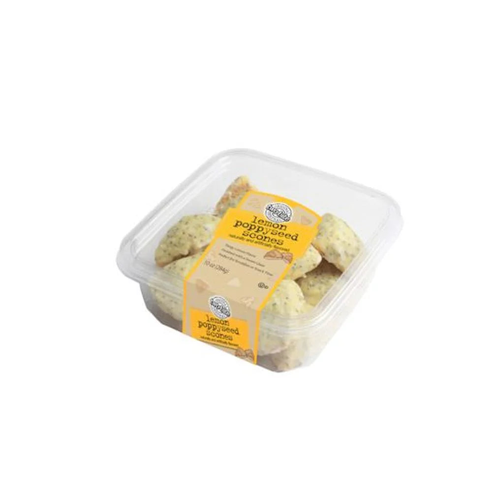 Two Bite Lemon Poppyseed Sizecones, 10 Ounce -- 24 per case