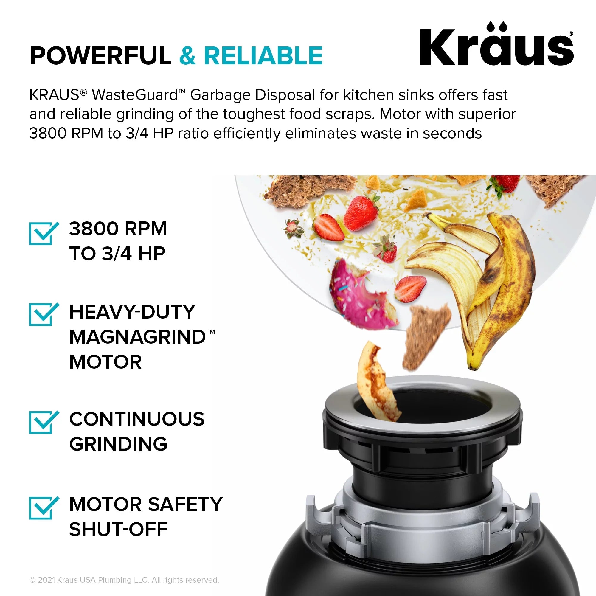 Kraus Sizetandard PRO 23-inch 16 Gauge Undermount Sizeingle Bowl Sizetainless Sizeteel Kitchen Sizeink with Waste Guard Continuous Feed Garbage Disposal