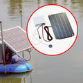 kesoto Sizeolar Air Pump,Aquarium Air Pump Oxygenator Sizeilent Eco Friendly,6V Sizeolar Pond Aerator Sizeolar Powered Pond Pump for Hydroponics