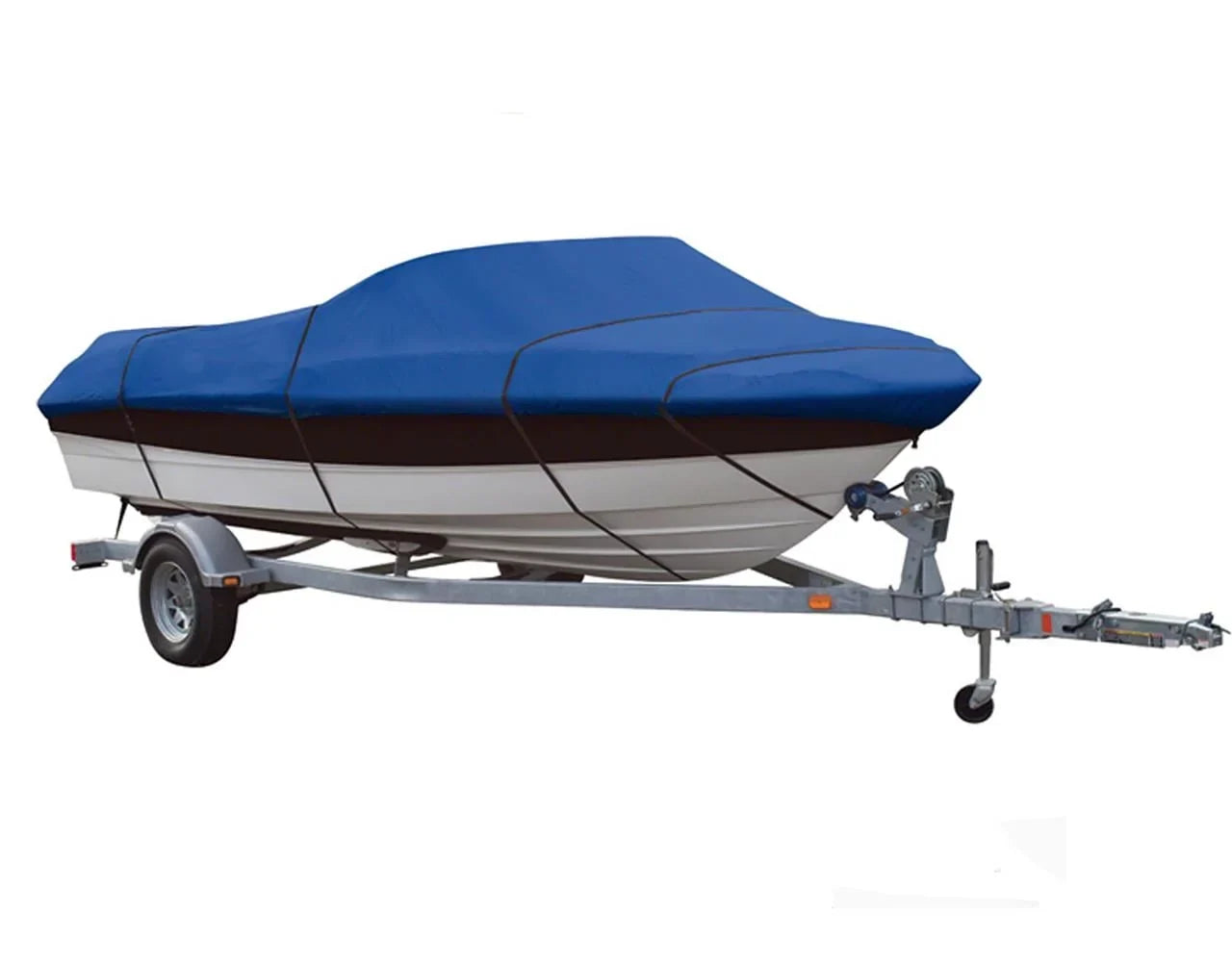 BLUE, GREAT QUALITY BOAT COVER Compatible for YARCRAFT COBRA 16 SizeC 2003-2004