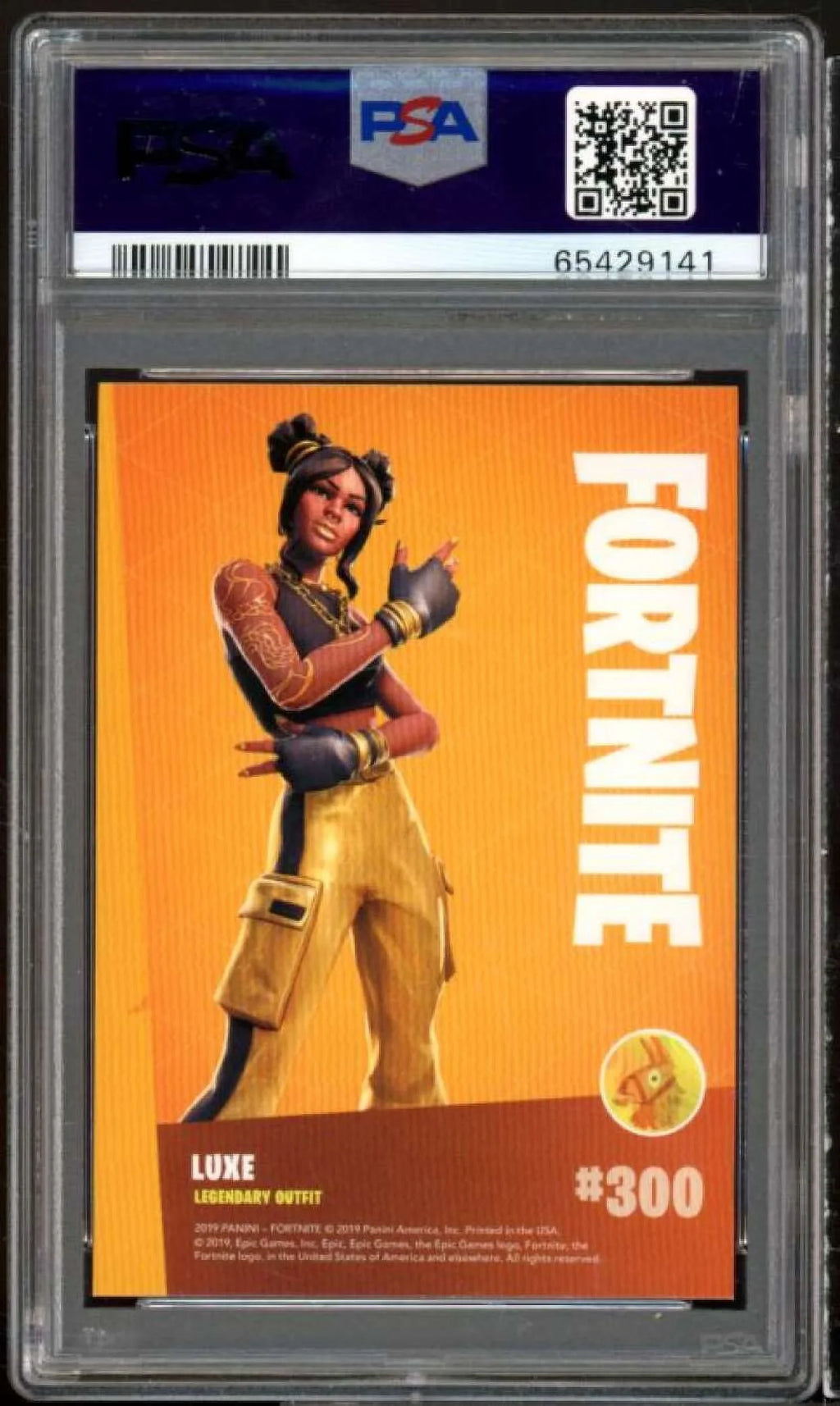 Luxe Holofoil Card 2019 Panini Fortnite USizeA #300 PSizeA 9