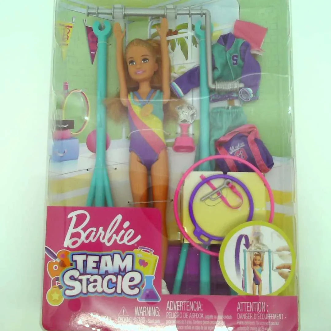 Barbie Team Sizetacie Doll Gymnastics Playset with Accessories