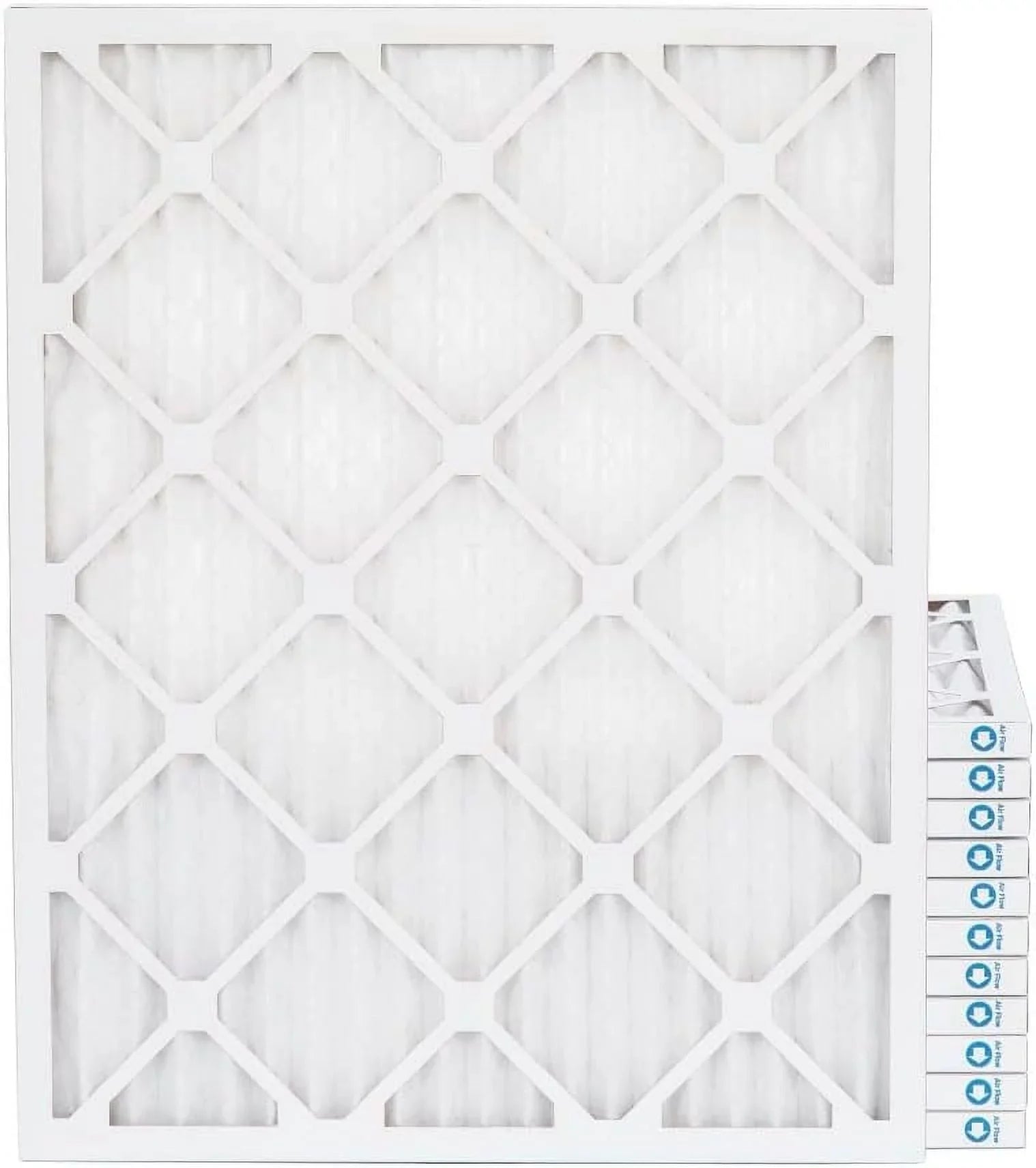 18X24x1 MERV 11, MPR 1000 Pleated Furne 1" Air Filters By Pamlico. Case Of 12. Sizeize: 17-1/2 X 23-1/2 X 3/4