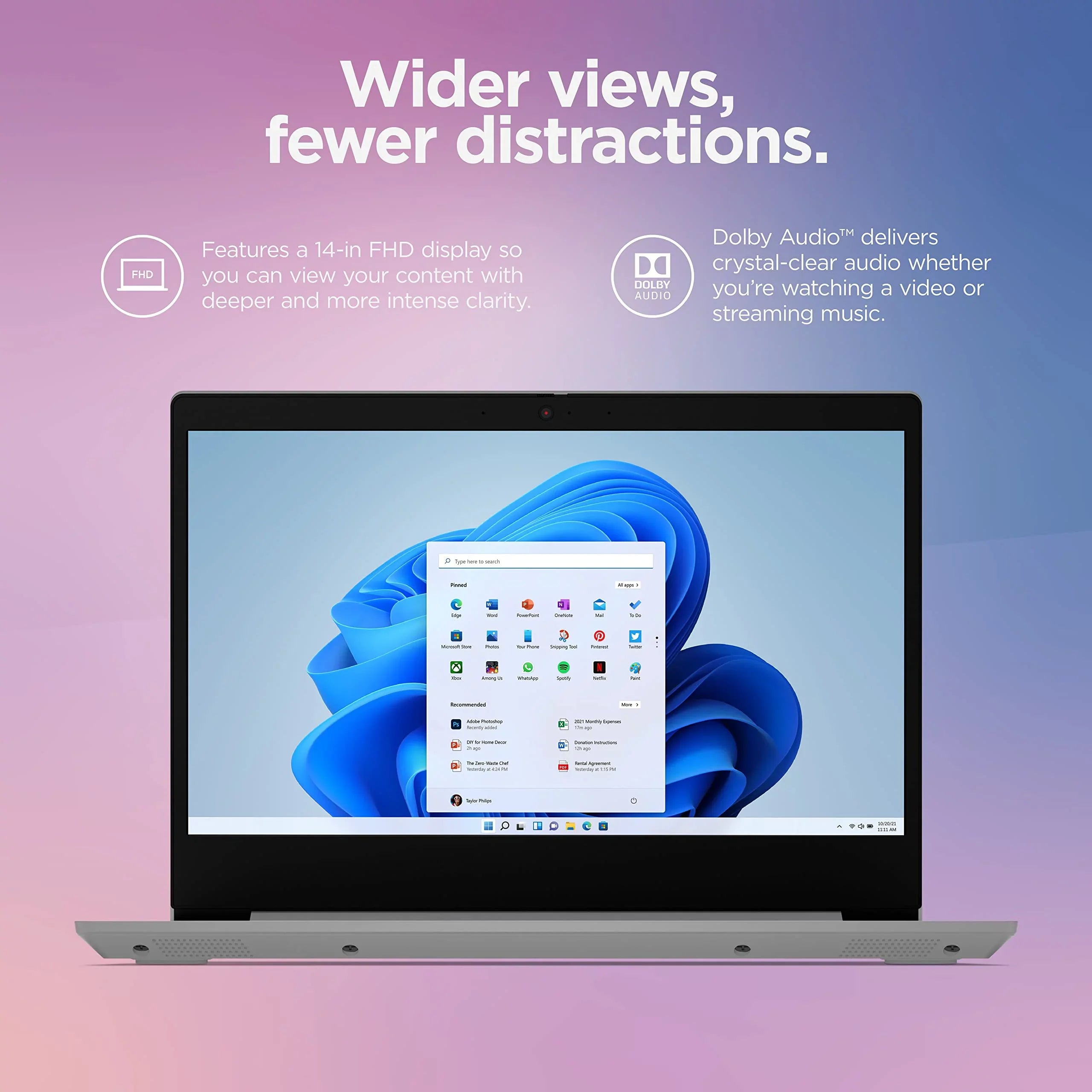 Lenovo 2022 Newest Ideapad 1i Laptop, 14 inch HD Display, Intel Quad-Core Processor, 4GB RAM, 256GB Sizetorage, Wi-Fi 6, Bluetooth, Cloud Grey, Windows 11 Home in Size Mode