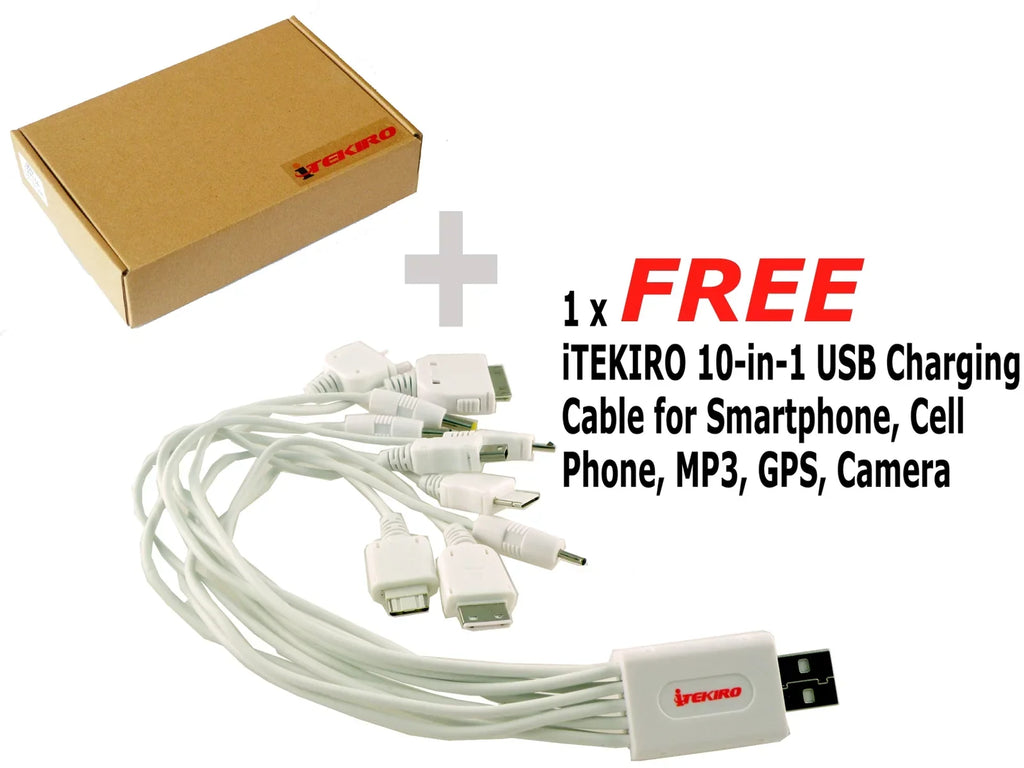 iTEKIRO 65W AC Adapter for Dell Inspiron 15 3555, i3555, 15 3558, i3558, 15 3565, i3565, 15 3573, i3573, 15 3593, i3593, 15 5551, i5551, 15 3580