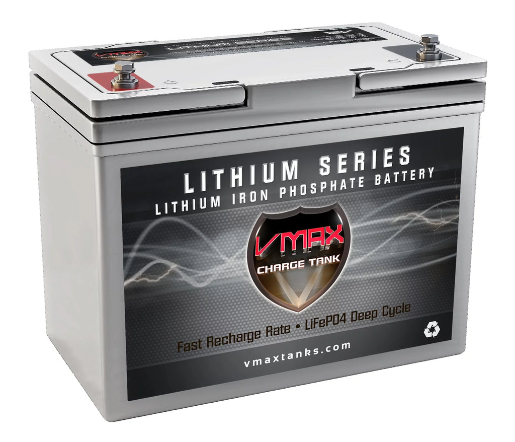 VMAX LFP22-1255 12 Volt 55AH Lithium LiFePO4 Battery High Performance Group 22NF - 704 Watt hours Battery Compatible with trolling Motors, Backup, wheelchairs and More