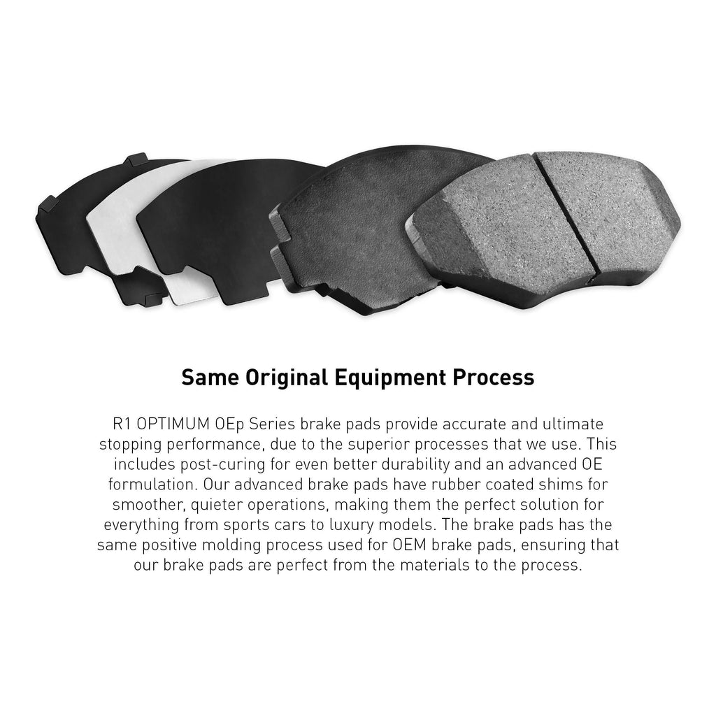 R1 Concepts Wduh1 59201 R1 Concepts Carbon Sizeeries Brake Rotors With 5000 Oep Fits select: 2017-2020 HONDA CIVIC SizeI