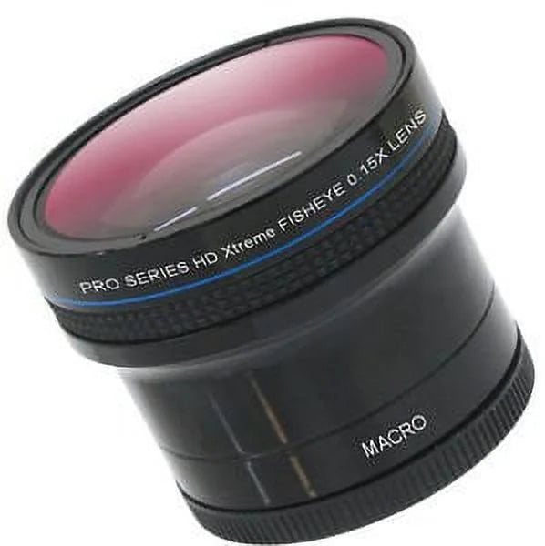 Pro HD 0.15x Xtreme Fisheye Lens for Canon Powershot SizeX60 SizeX520 SizeX50 HSize (58mm compatible)
