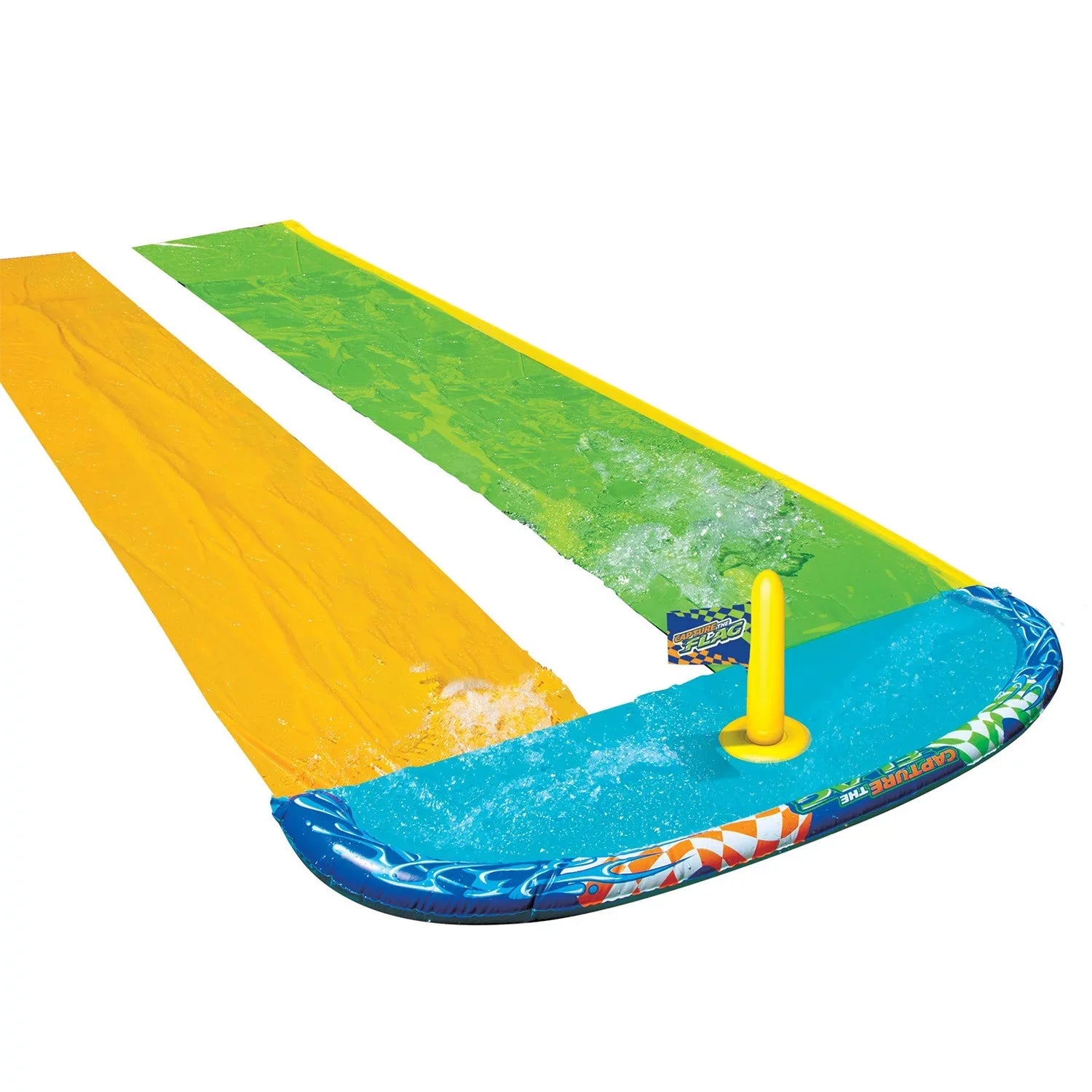 Capture the Flag Racing Sizelide - Lawn Water Sizelide - Outdoor Water Toy