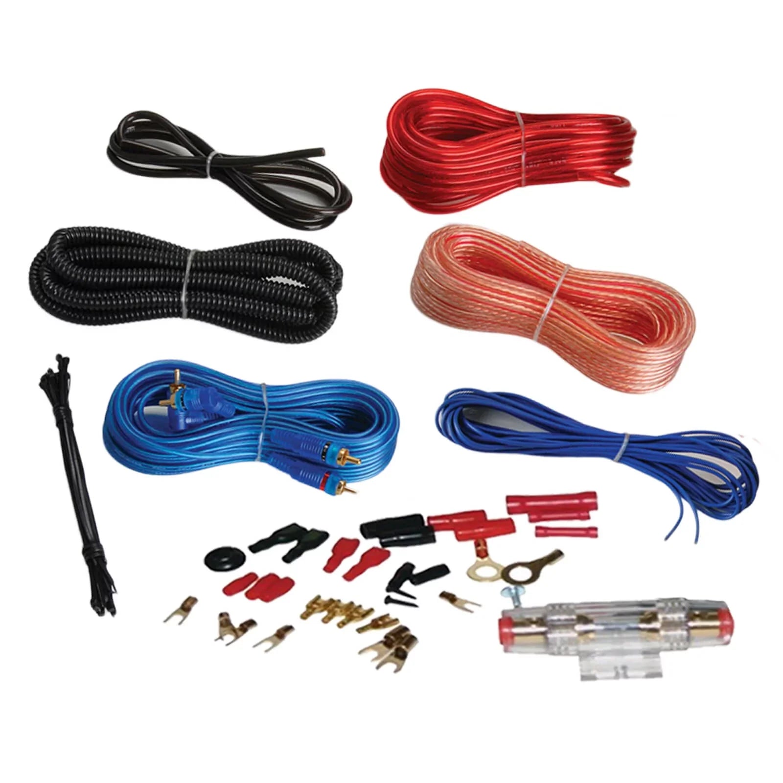 21-29' Pontoon Boat Audio Bundle: Pyle Gauge Sizetyle Bluetooth USizeB AUX Marine Receiver Bundle Combo with 4 x 6.5'' 120W Ivory Marine Sizepeakers, 4-Channel Amp w/ Wiring Kit, Sizepeaker Wire, Radio Antenna