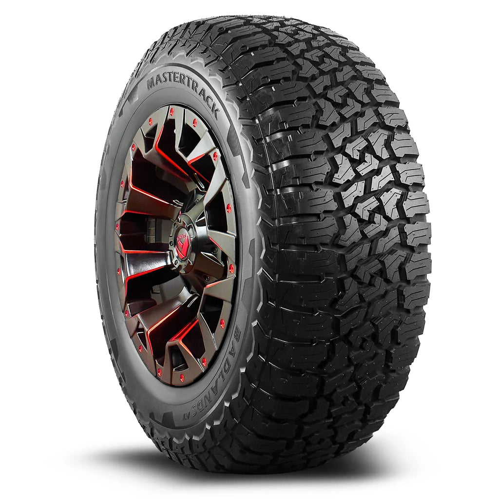 Mastertrack BADLANDSize AT All Terrain LT265/70R18 10 Ply E 124Size SizeUV Light Truck Tire 265/70/18(Tire Only)