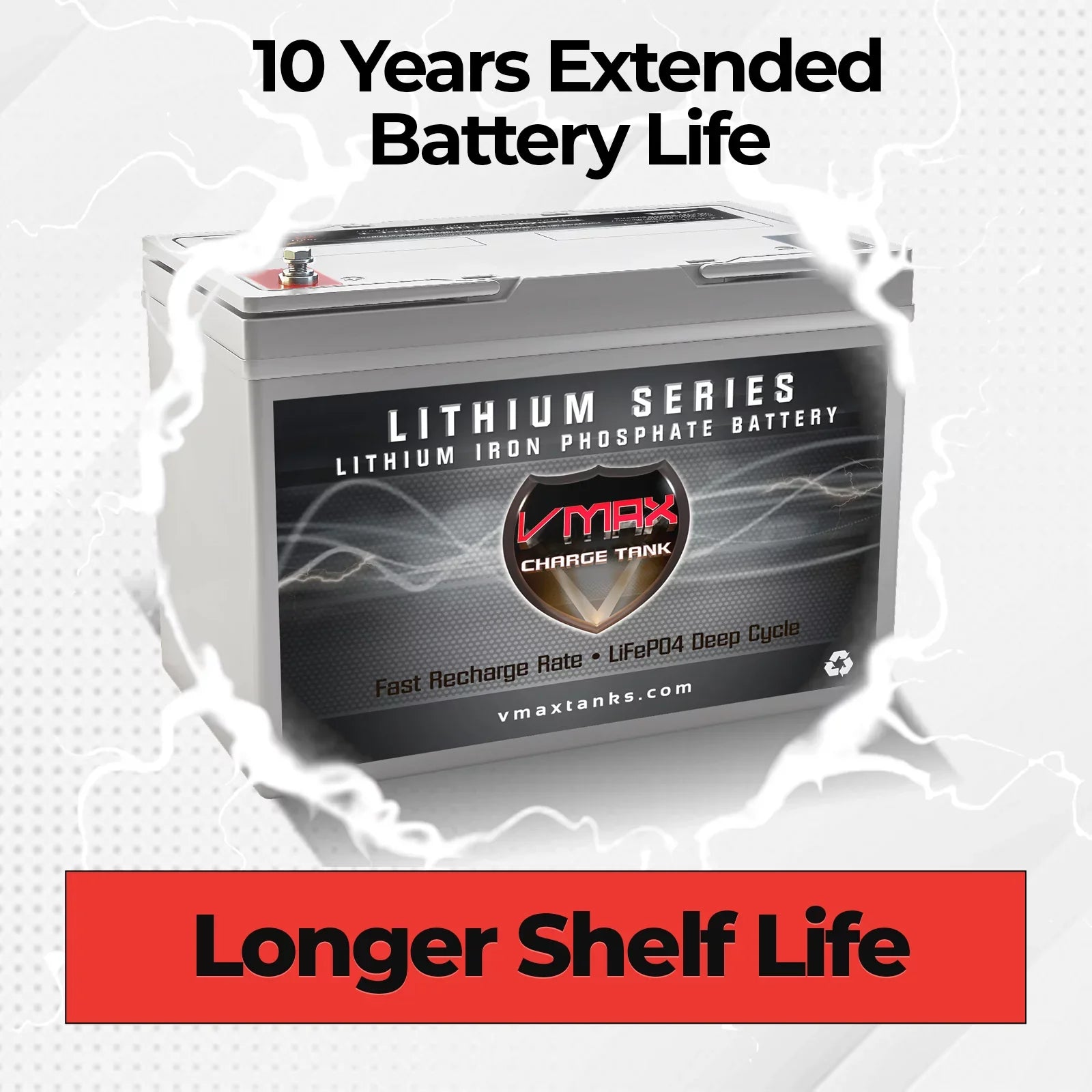VMAX LFP22-1255 12 Volt 55AH Lithium LiFePO4 Battery High Performance Group 22NF - 704 Watt hours Battery Compatible with trolling Motors, Backup, wheelchairs and More