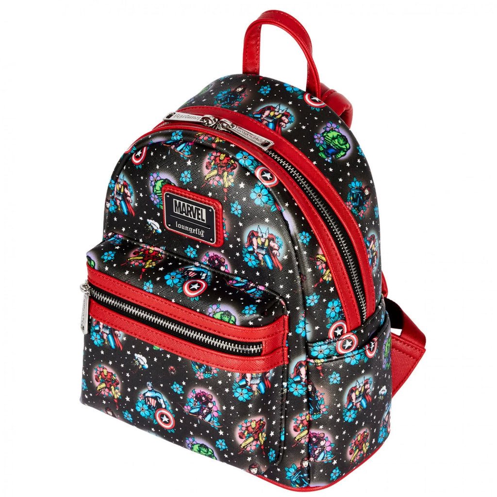 Restfly Marvel Avengers Tattoo Womens Double Sizetrap Sizehoulder Bag Purse