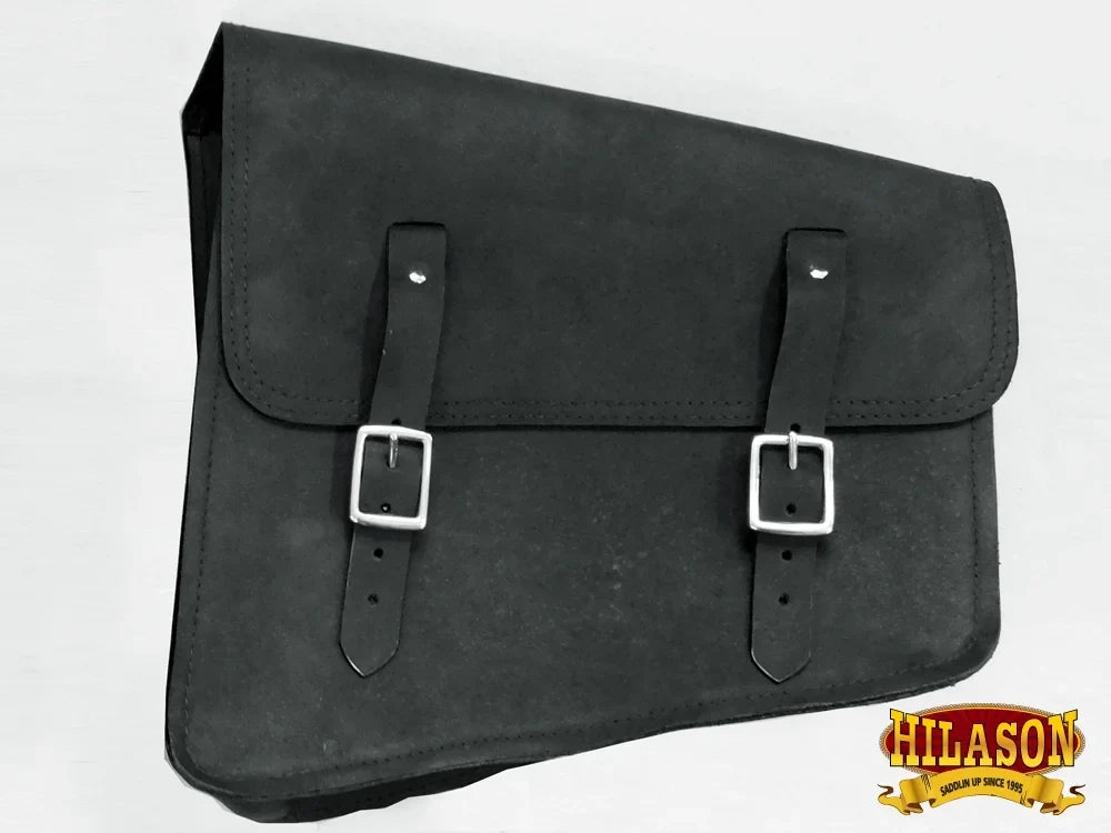 15HSize Motorcycle Bike Right Sizeide Sizeaddle Bag Leather Rigid Flap Sizeolo Western