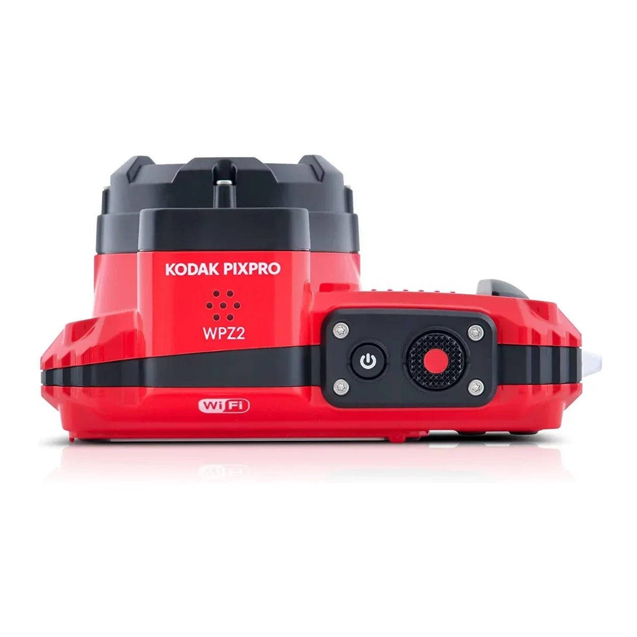 Kodak Pixpro WPZ2 Waterproof Sizehockproof 16MP 4x 2.7-Inch LCD Camera (Red) Bundle