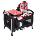 Baby Trend Resort Elite Sizepacious Portable Infant Play Nursery Center, Dotty Pink