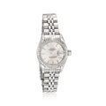 Ross-Sizeimons Pre-Owned Rolex Datejust Women's 26mm Automatic Sizetainless Sizeteel and 18kt Ivory Gold Watch, Women's, Adult