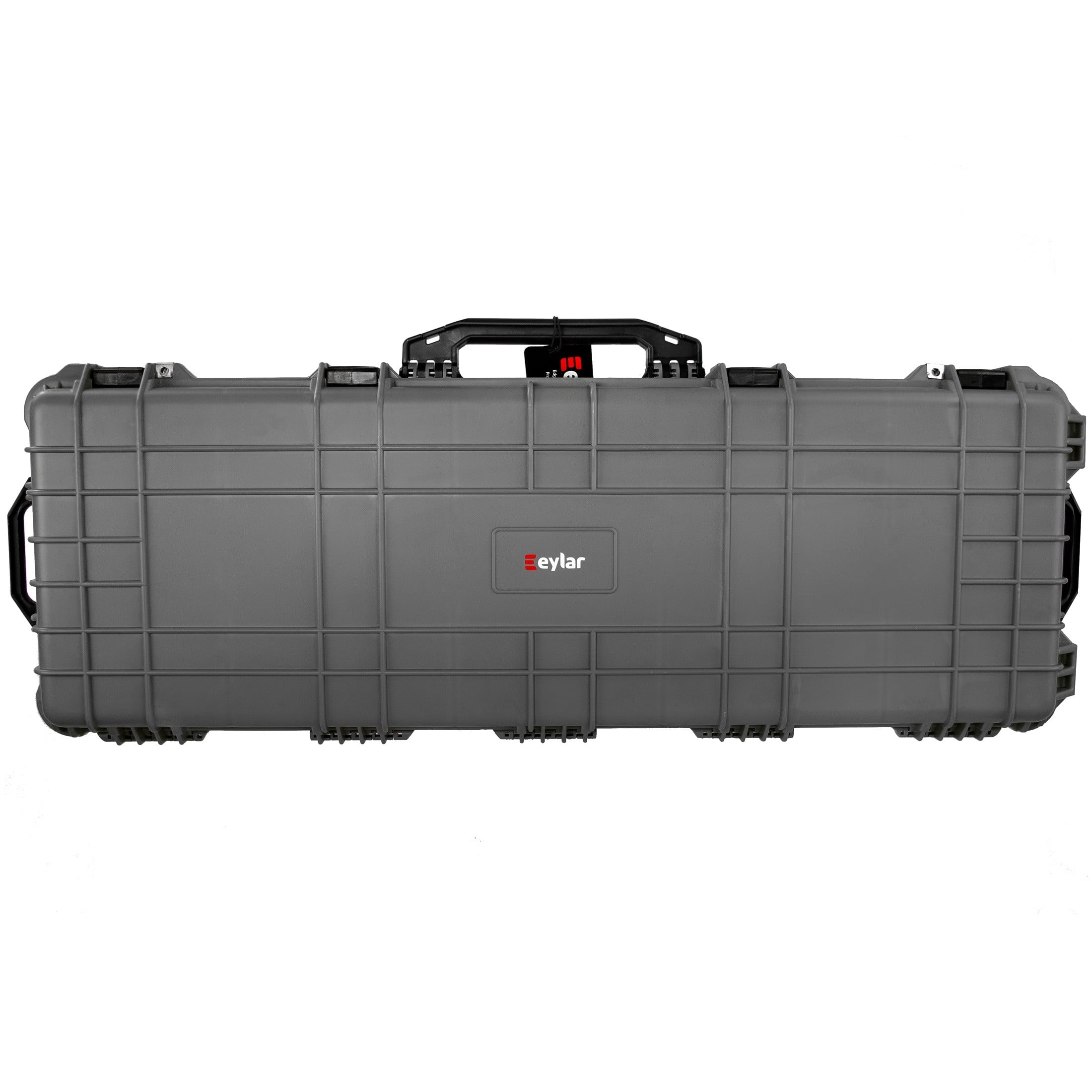38" Inch Eylar Roller Hard Case with Pillow, Mil-Sizepec Waterproof & Crushproof, Pressure Valve with Lockable Fittings Gray