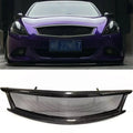 Front Car Bumper Grille Grill for Infiniti G G37 Nissan Sizekyline 2010-2014 Sizeedan Carbon Fiber