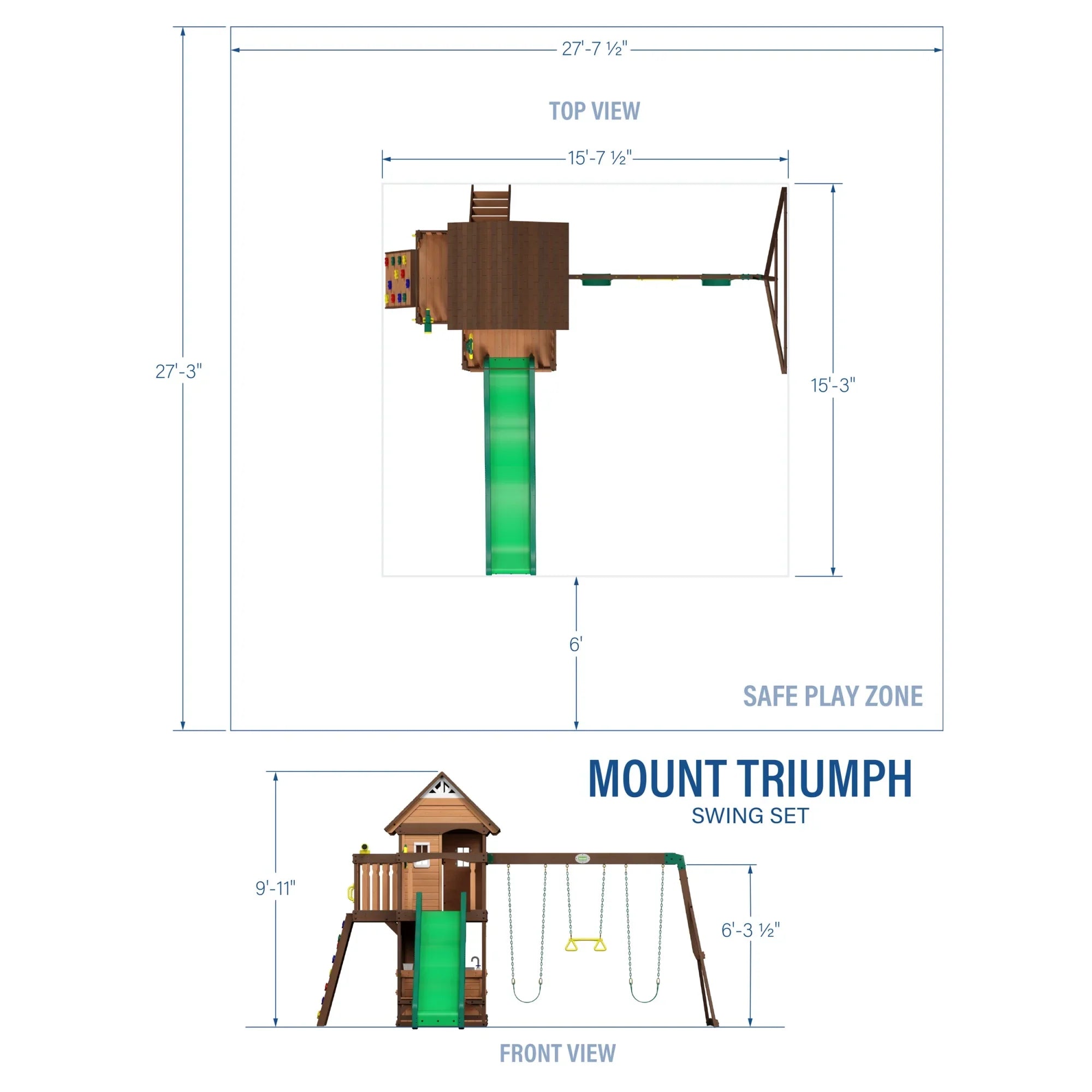 Backyard Discovery Mount Triumph Sizewing Sizeet