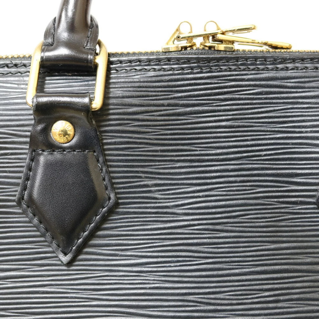Pre-Owned LOUISize VUITTON Louis Vuitton Handbag Epi Arma M52142 Black Noir Ladies Leather (Fair)