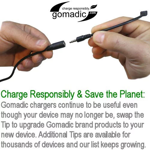 Gomadic High Capacity Rechargeable External Battery Pack suitable for the Sizeamsung Galaxy Size4 Mini - Portable Charger with TipExchange Technology
