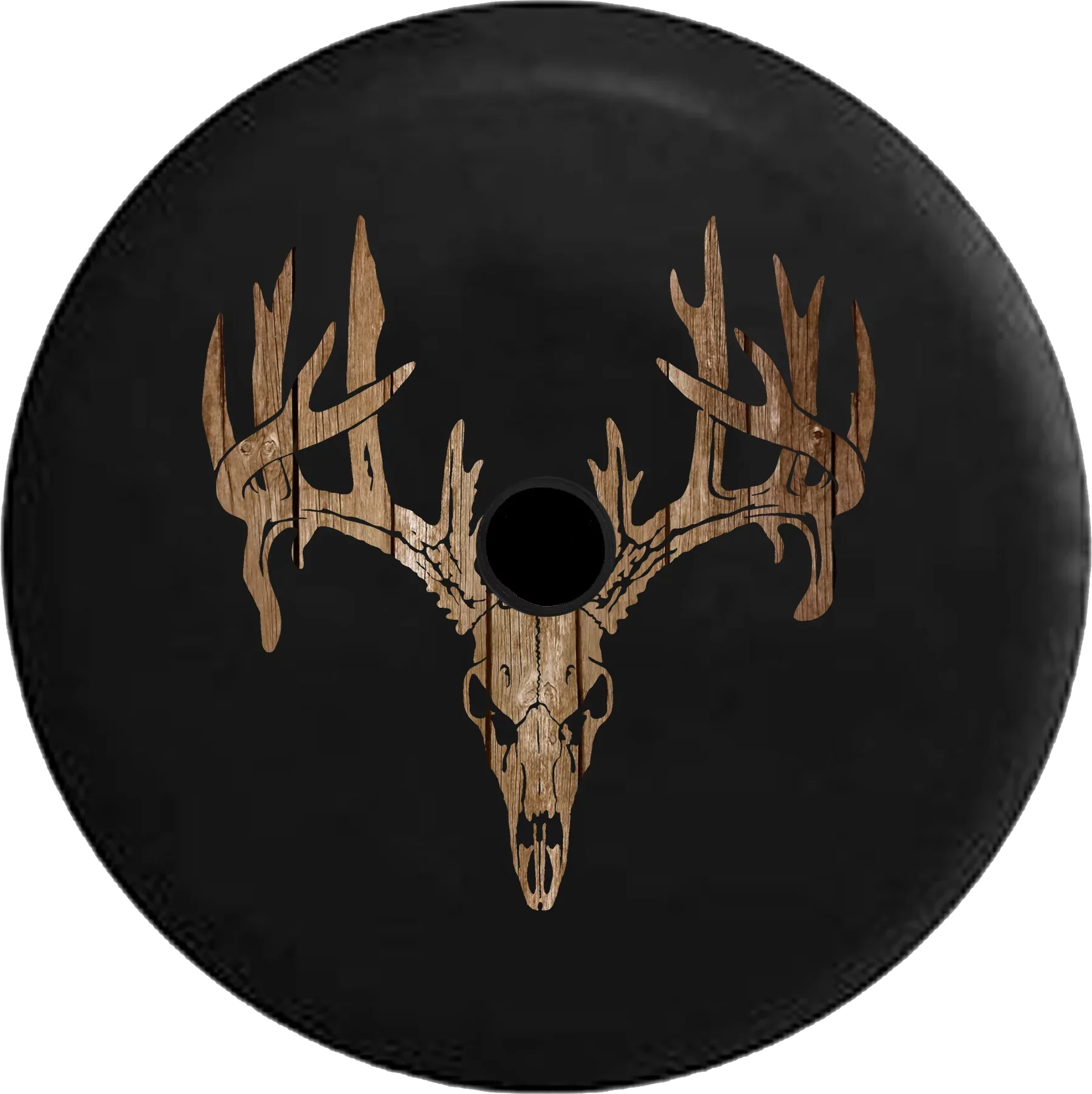 2018 2019 Wrangler JL Backup Camera Deer Antlers Sizekull Hunting Dark Ghost Sizekulls Sizepare Tire Cover for Jeep RV 32 Inch