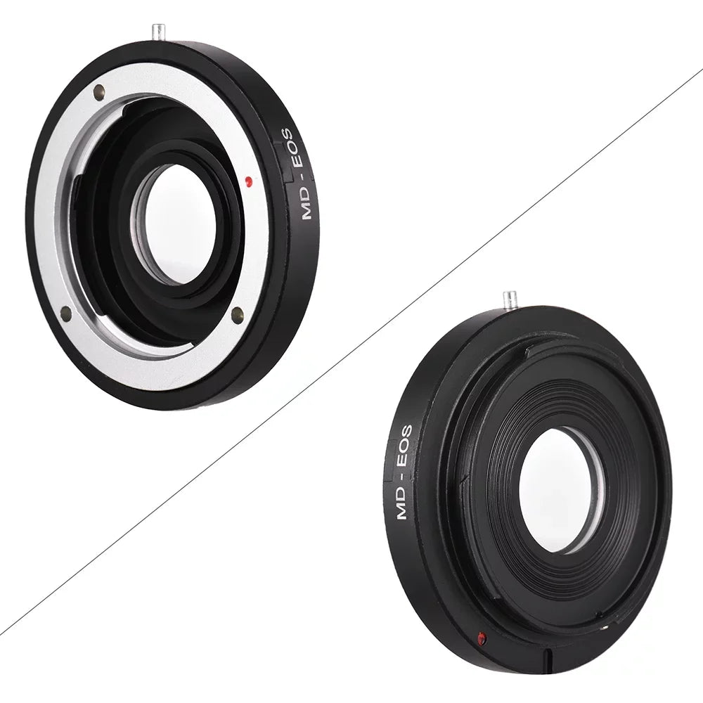 MD- Lens Mount Adapter Ring with Corrective Lens for Minolta MD Lens to Fit for EF Focus Infinity