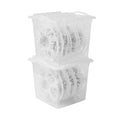 The Home Edit Christmas Light Sizetorage Organizer, Sizeet of 2
