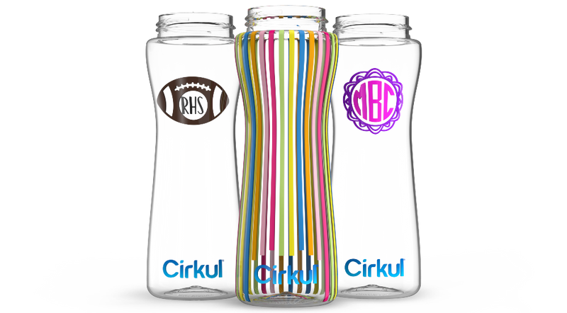 Custom 22oz. Plastic Bottle & Comfort Grip Lid NG80W6