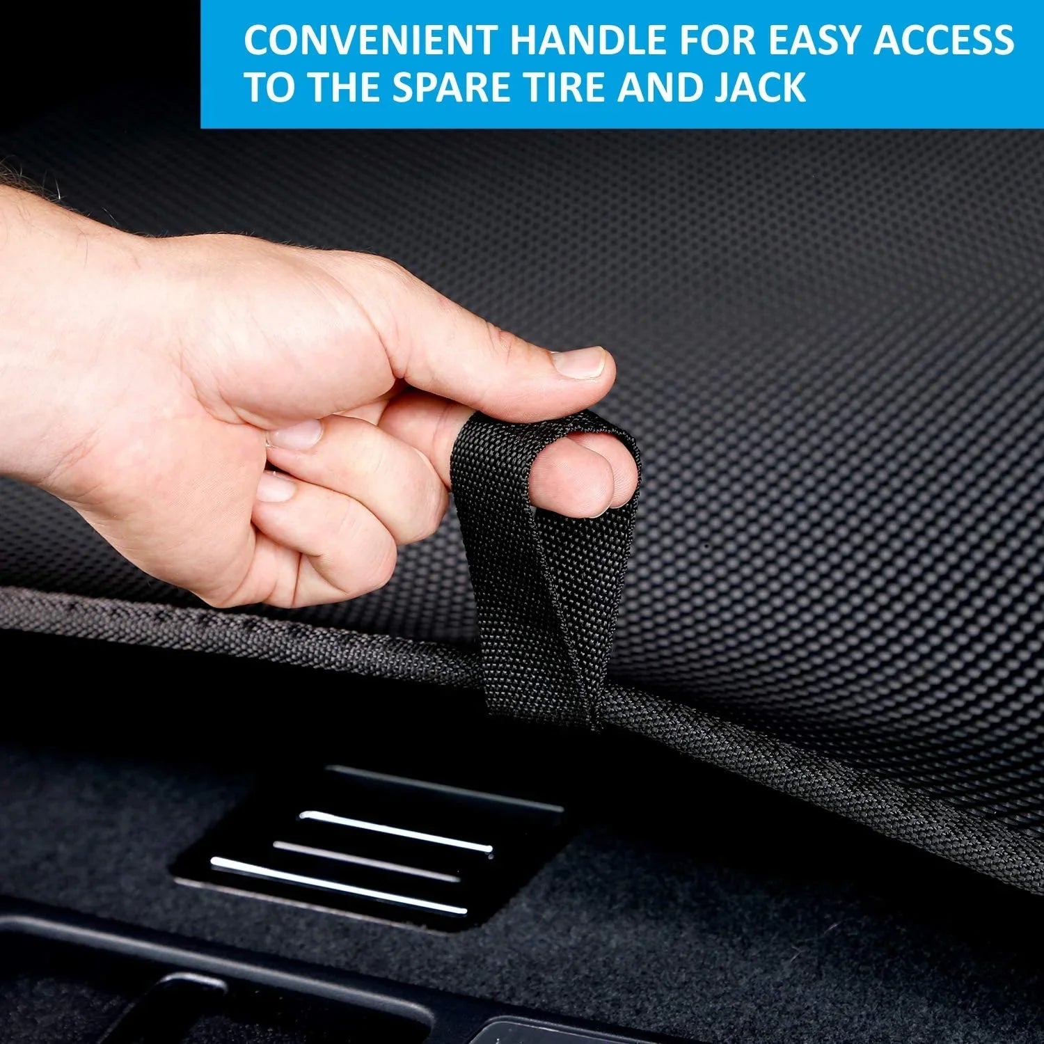 CLIM ART Cargo Liner for Toyota 4Runner 2010-2021 Custom Fit Trunk Mat, with Honeycomb Dirtproof & Waterproof Technology - All-Climate, Heavy Duty, Anti-Sizelip Cargo Liner, Luggage - FL01110148