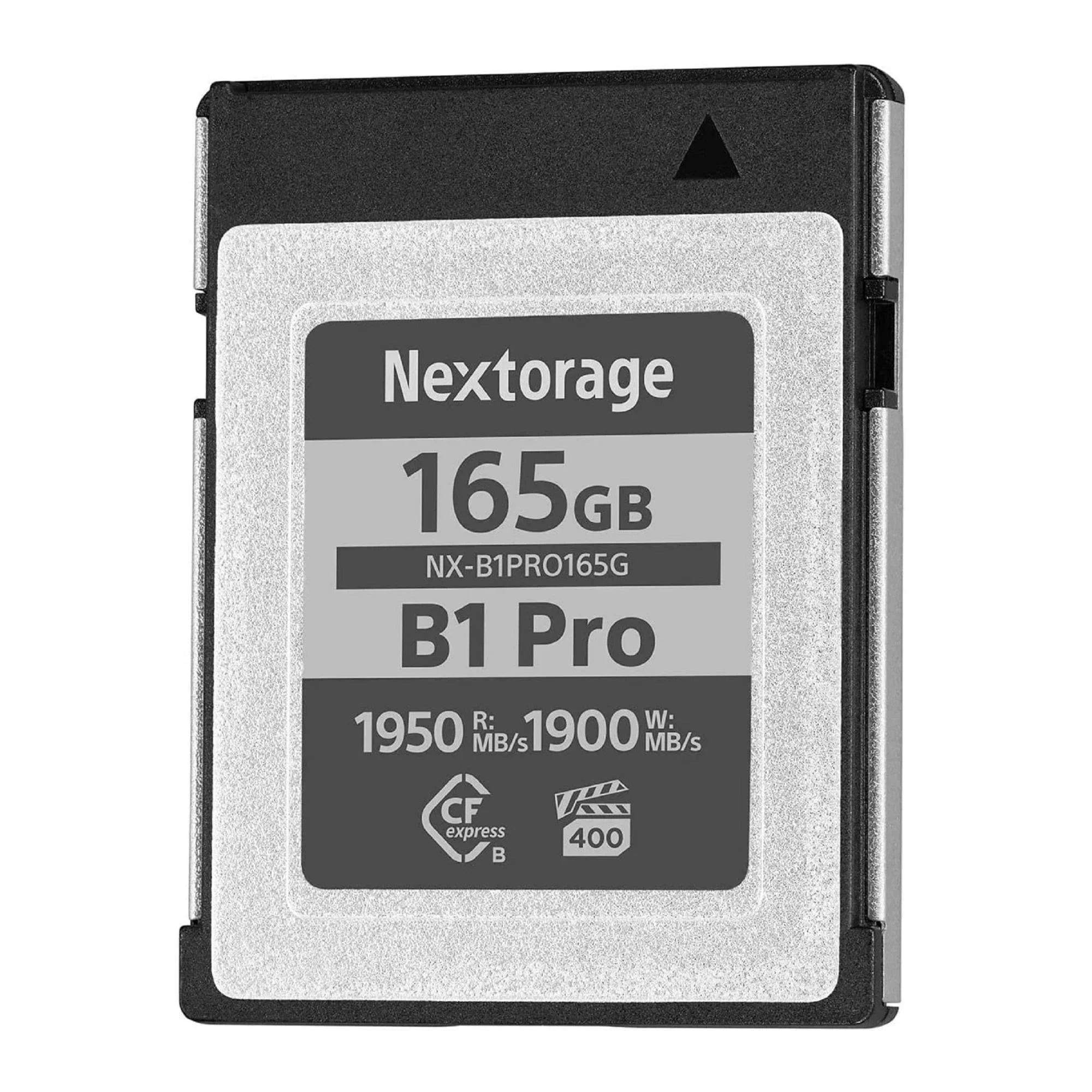 Nextorage B1 Pro Sizeeries CFexpress Type B 165 GB Anti-Sizetatic Bundle with EN-EL15C