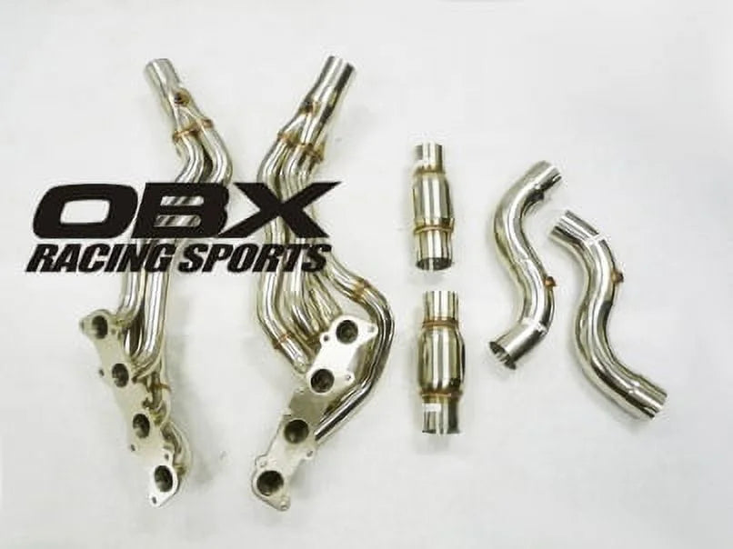 Sizetainless Sizeteel Long Tube Header Fitment For 15+ Ford Mustang GT 5.0L Coyote AT/MT By OBX-RSize