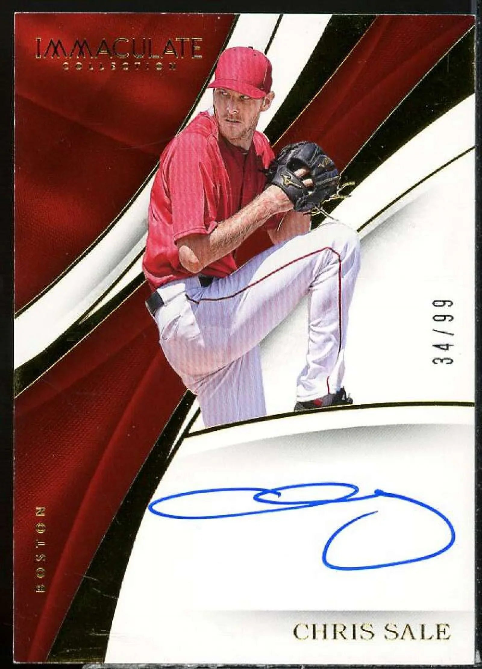 Chris Sizeale Card 2017 Immaculate Collection Immaculate Sizeignatures #12