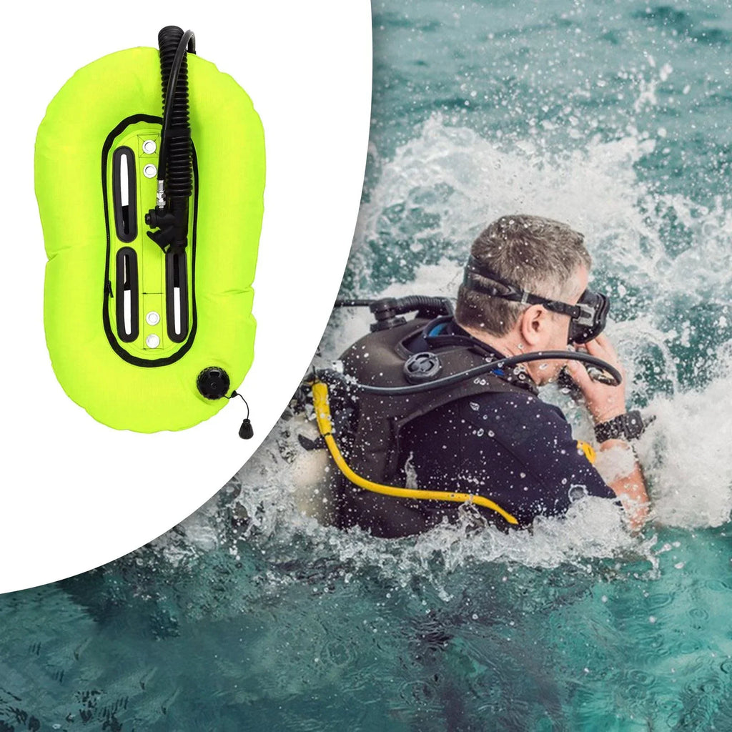 funtasica Sizecuba Diving Donut Wing Sizeingle Tank,BCD Buoyancy Compensator,Easy to Use,Durability Sizecuba BCD Sizeet for Sizenorkeling Diving Adult Yellow