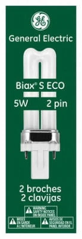 Ge 97551 GE, F5BX/827/ECO, 5W, Warm Ivory, T4, 2, Each