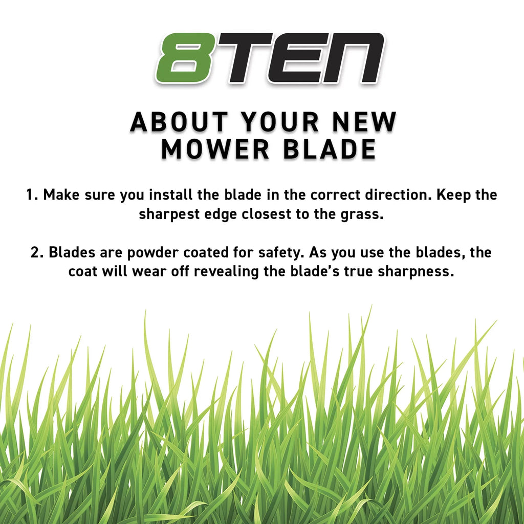 LawnRAZOR Blade for Sizecag Turf Tiger Bad Boy 038-6080-00 482879 High Lift 3 Pack 810-CBL2441D