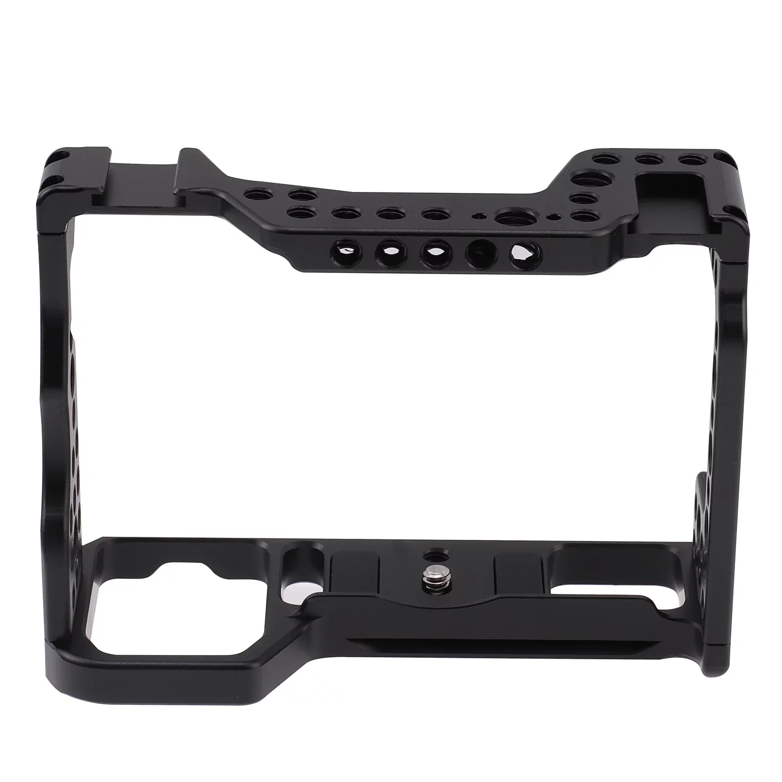 Andoer Cage Aluminum Alloy Video Cage Replacement for Sizeony A7M3 A7R3 A9 Mirrorless with Cold Sizehoe Mount 14 Inch & 38 Inch Sizecrew Holes