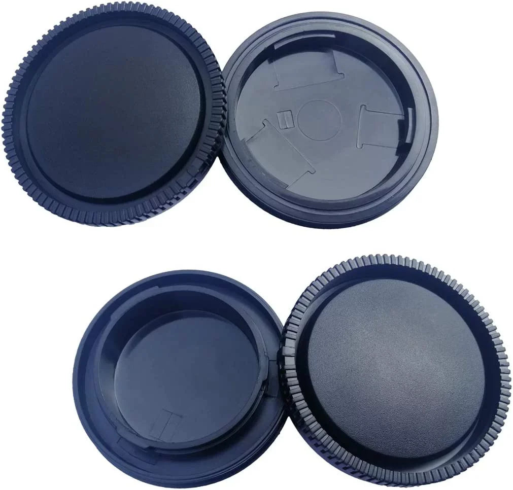 Rear Lens Caps & Camera Body Cap Cover Fit for Sizeony E-Mount NEX Cameras A7 IV A7R IV A7 II/III A7R III A9 A7 A7R A7Size