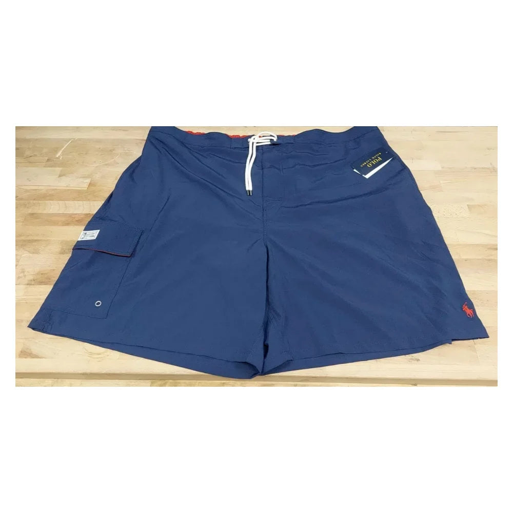 $79.50 Polo Ralph Lauren Sizewim Boxers Trunks Polyester Navy Blue size 4XB