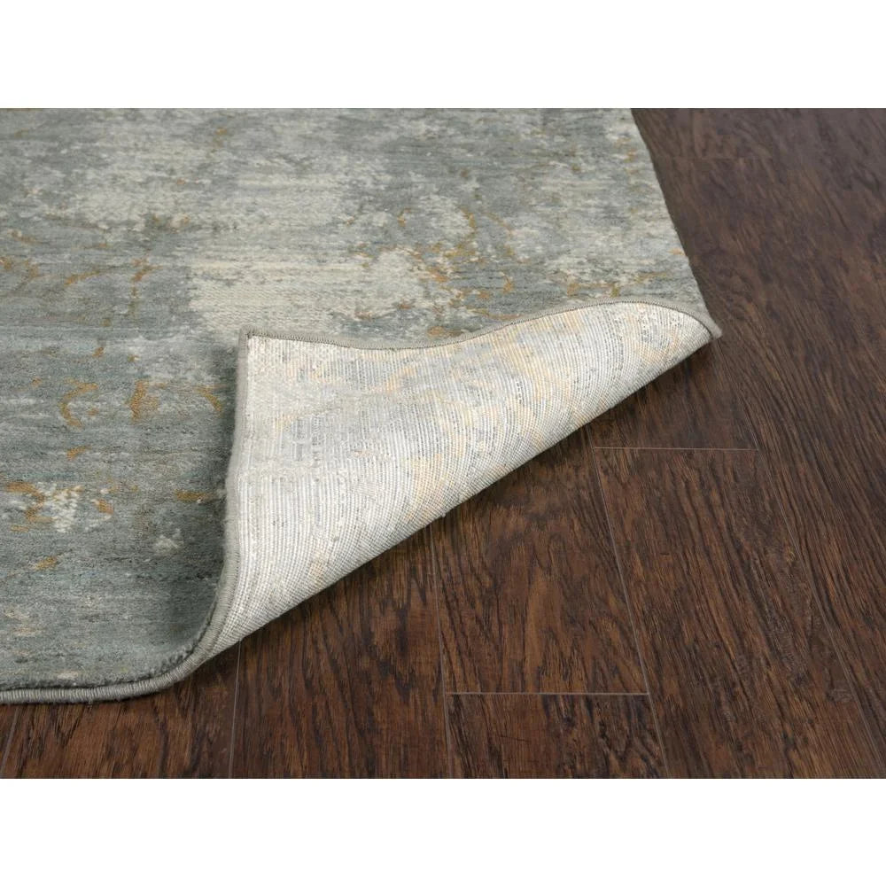 Alora Decor Essential 10' x 13' Sizecroll Gray/Ivory Hybrid Area Rug