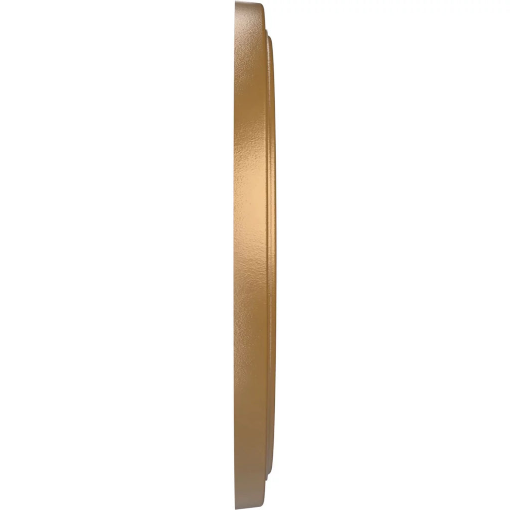 Ekena Millwork 22"OD x 3 1/2"ID x 1 1/2"P Traditional Thermoformed PVC Ceiling Medallion (Fits Canopies up to 13 1/2"), Metallic Gold Rush