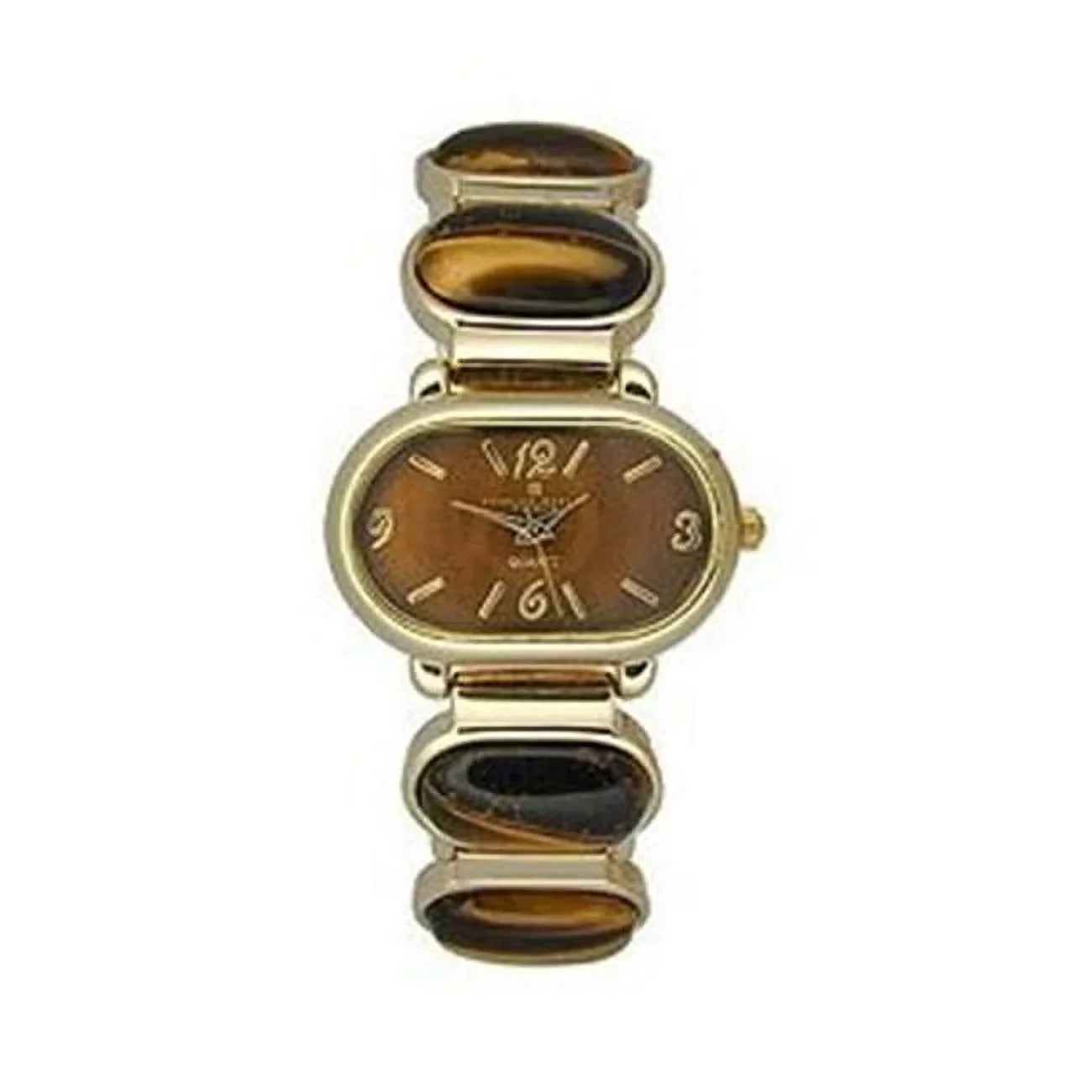 Charles-Hubert- Paris  Womens Premium Collection Watch - Polished Gold with Oval Sizehape