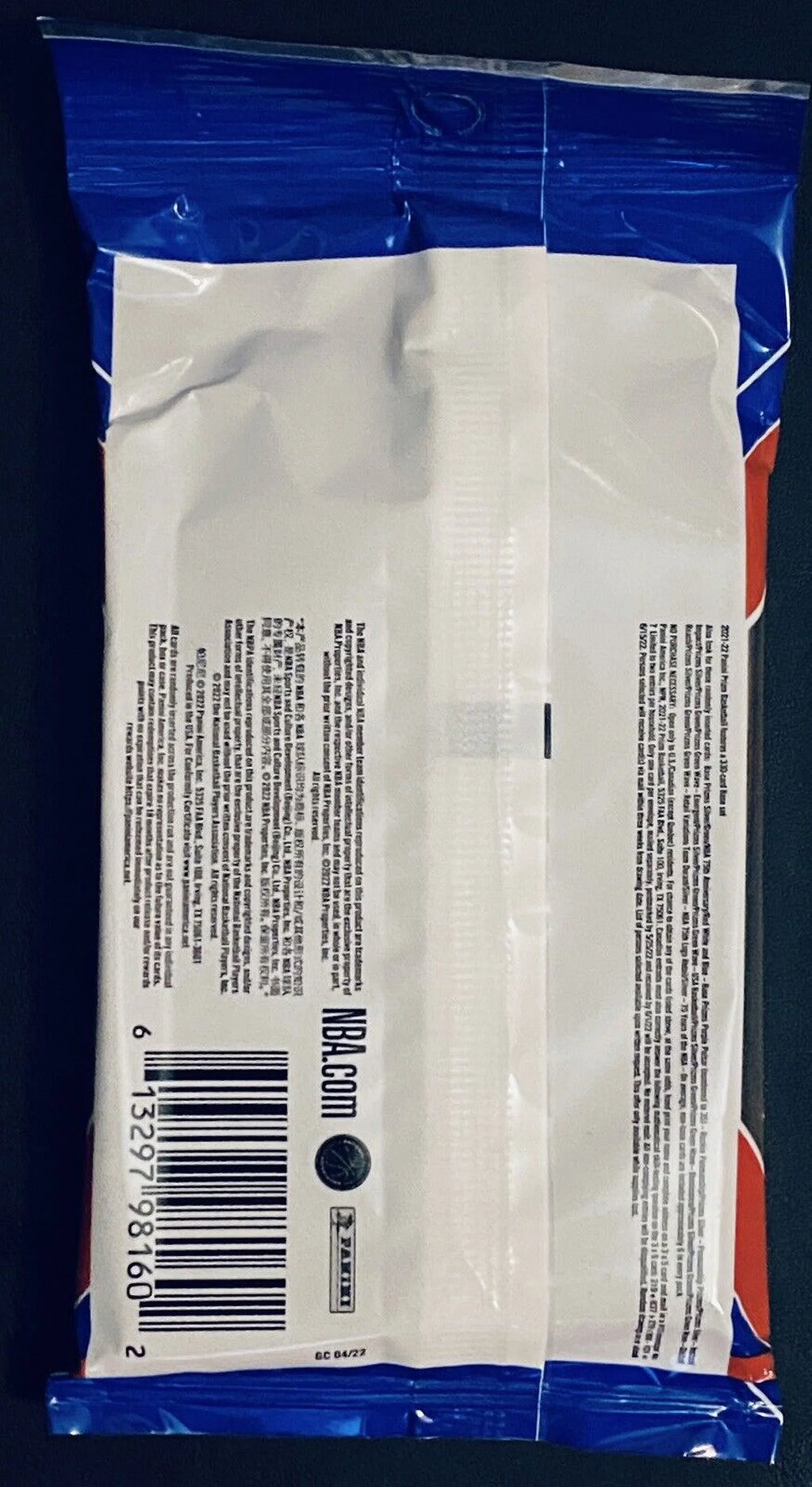 2021-22 Panini Prizm Basketball NBA Fat Cello Pack 15 Cards NEW IN HAND SizeEALED